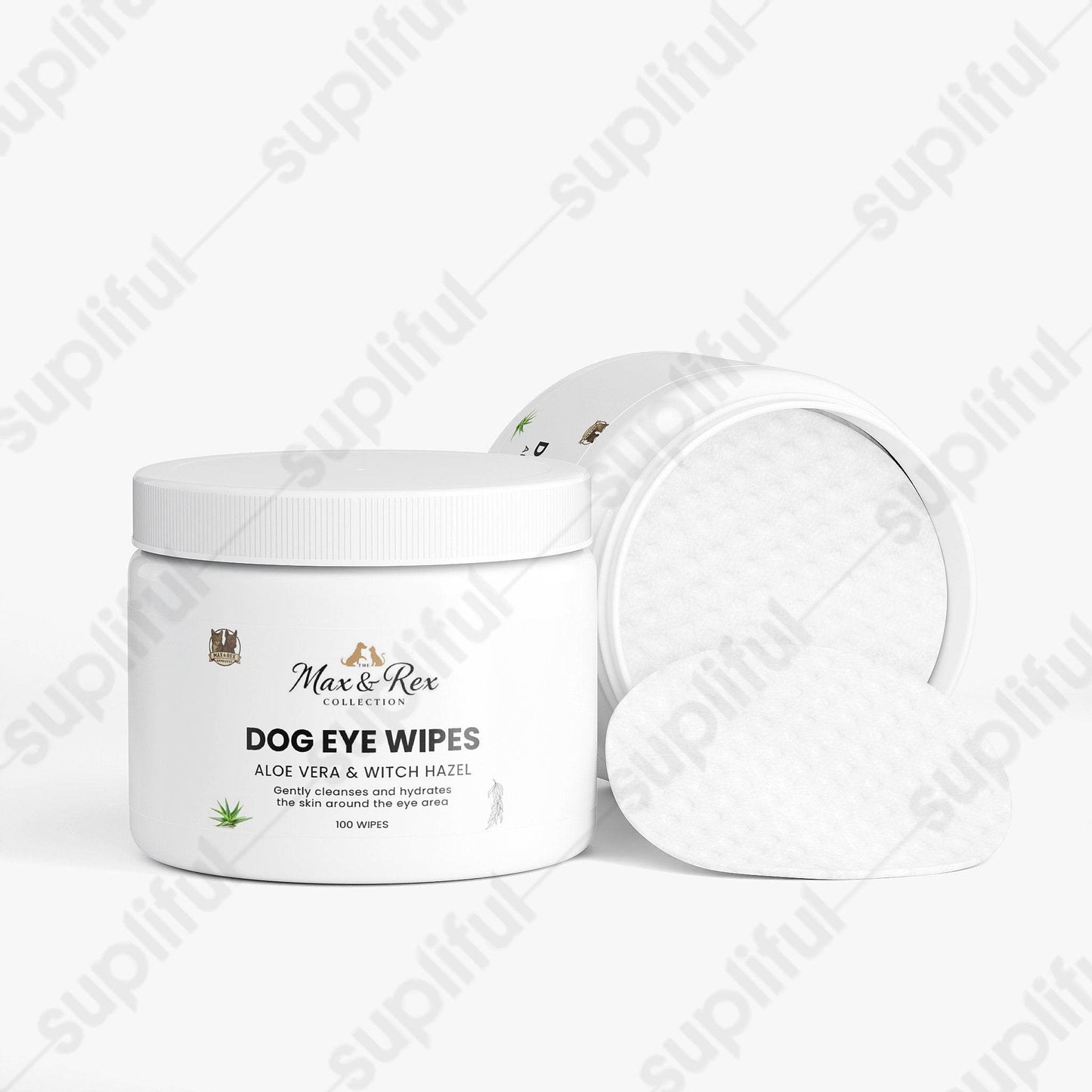 The Max & Rex Collection Dog Eye Wipes