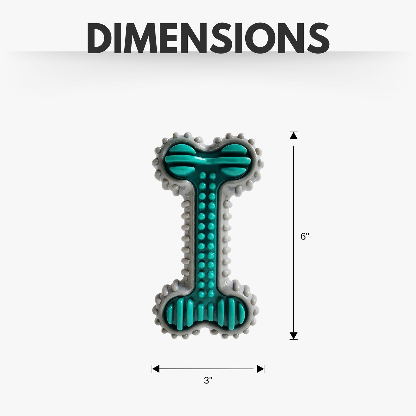 TPR Dental Bone Dog Chew Toy – Ultimate Oral Care & Fun for Light to Medium Chewers