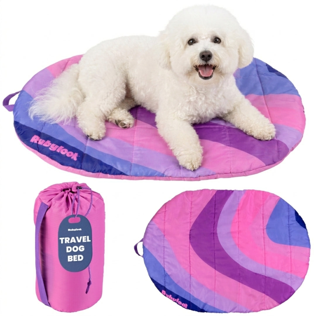 Travel Dog Bed – Foldable, Lightweight, Water Resistant Mat